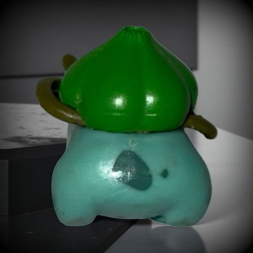 2020 Wicked Cool Toys WCT Bulbasaur Plastic PVC Pokémon Figure  1.5” B4 - Picture 6 of 6